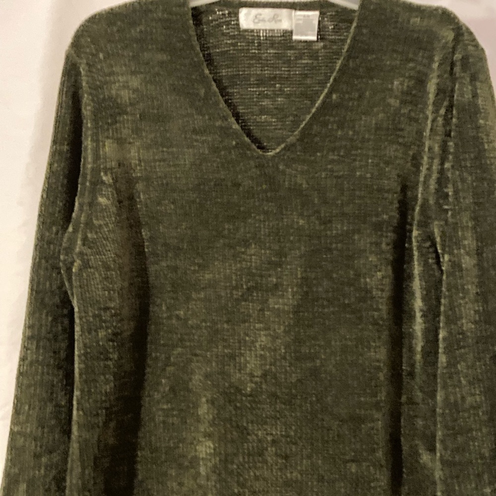 Sweater Emily rose green medium warm and cozy